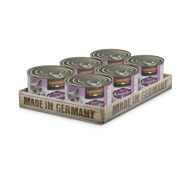 6 x 200 g Leonardo Reich an Kaninchen