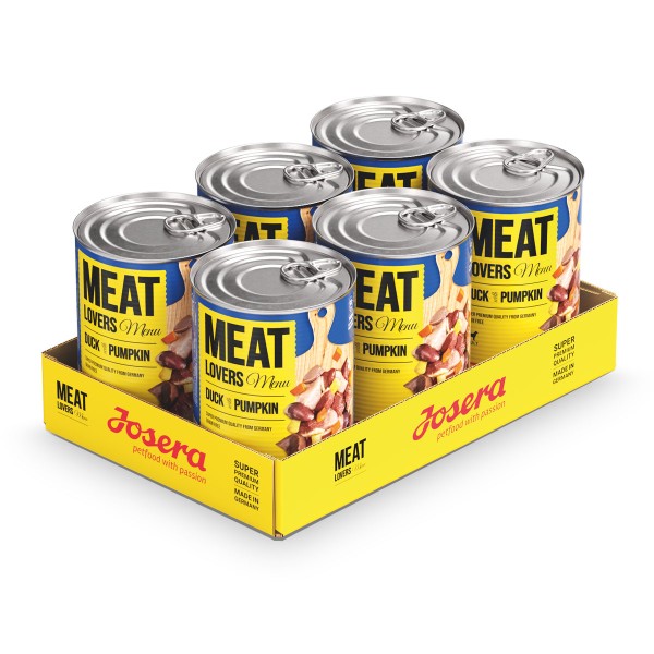 Josera Meat Lovers Menu Duck with Pumpkin 6 x 400 g