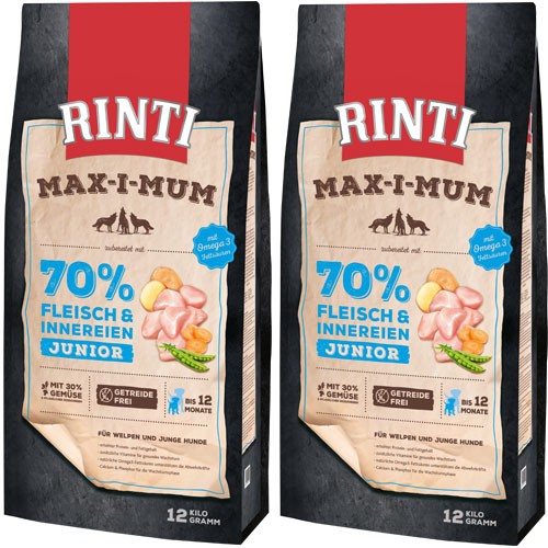 Rinti Max-i-mum Junior Huhn 2 x 12 kg