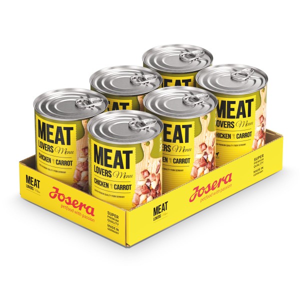 Josera Meat Lovers Menu Chicken with Carrot 6 x 400 g