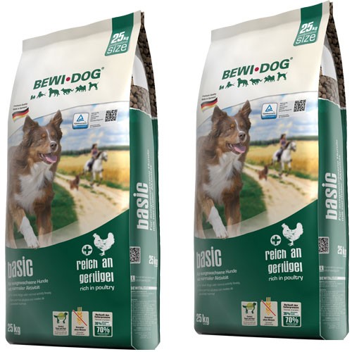 Bewi Dog Basic 2 x 25 kg