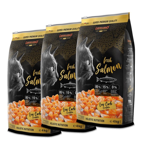 Leonardo fresh Meat Salmon & Poultry 3 x 4 kg