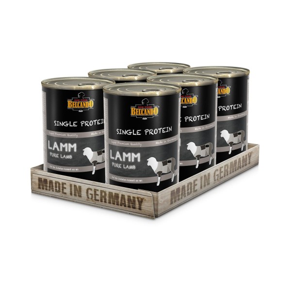 6 x 400 g Belcando Single Protein Lamm
