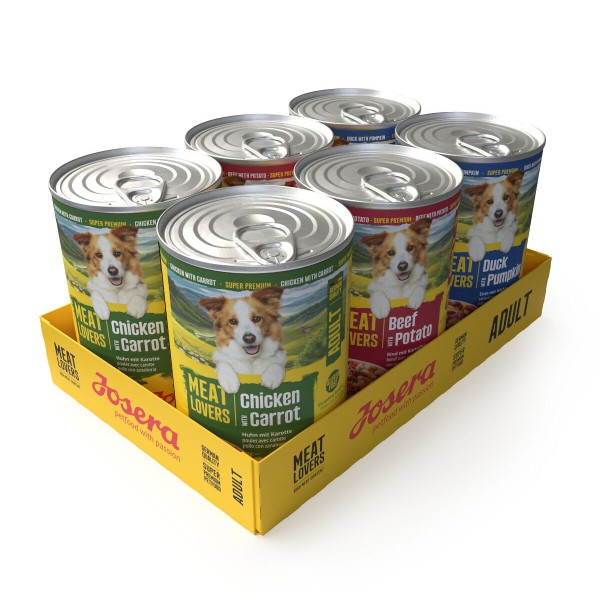 Josera Meatlovers Adult Menu Multipack 6 x 400 g