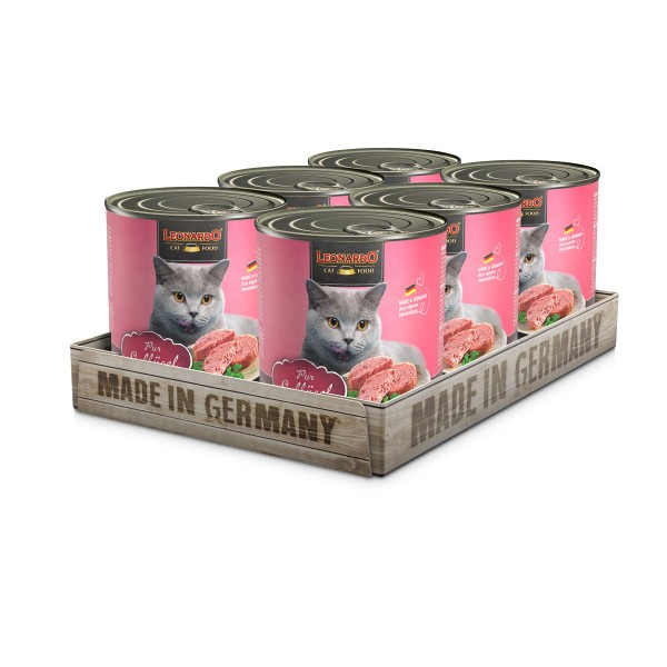 6 x 800 g Leonardo Geflügel pur