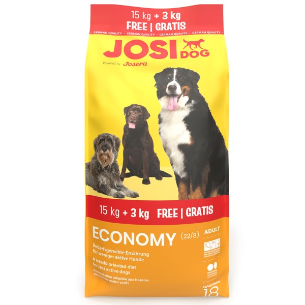 JosiDog Economy 15 kg + 3 kg