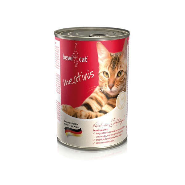 12 x BEWI CAT meatinis Geflügel 400 g