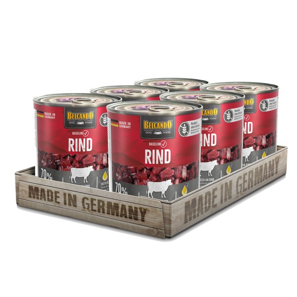 6 x 800 g Belcando Baseline Rind