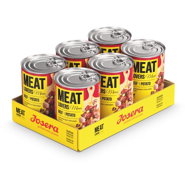 Josera Meat Lovers Menu Beef with Potato 6 x 400 g