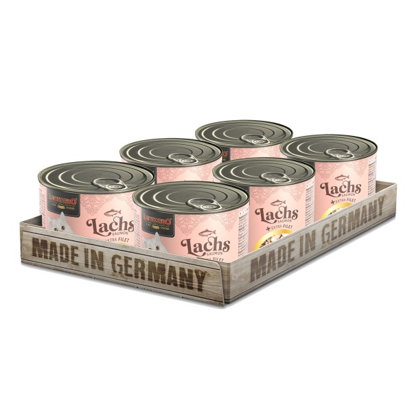 6 x 200 g LEONARDO Lachs + extra Filet
