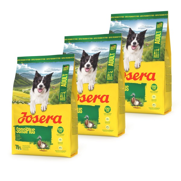 Josera A/S Adult SensiPlus 3 x 3 kg
