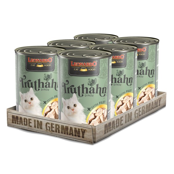 6 x 400 g LEONARDO Truthahn + extra Filet