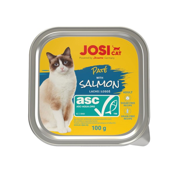 JosiCat Paté with ASC Salmon 32 x 100 g