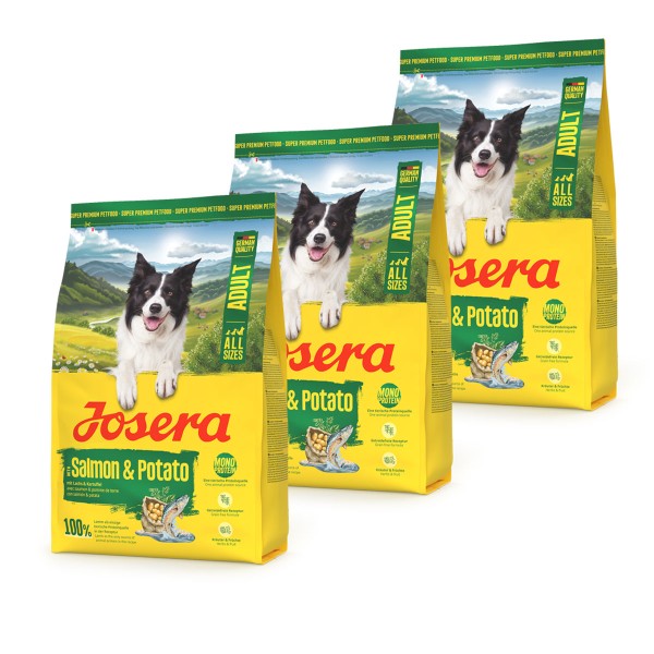 Josera A/S Adult Salmon & Potato 3 x 3 kg
