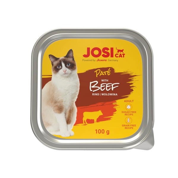 JosiCat Paté with Beef 32 x 100 g