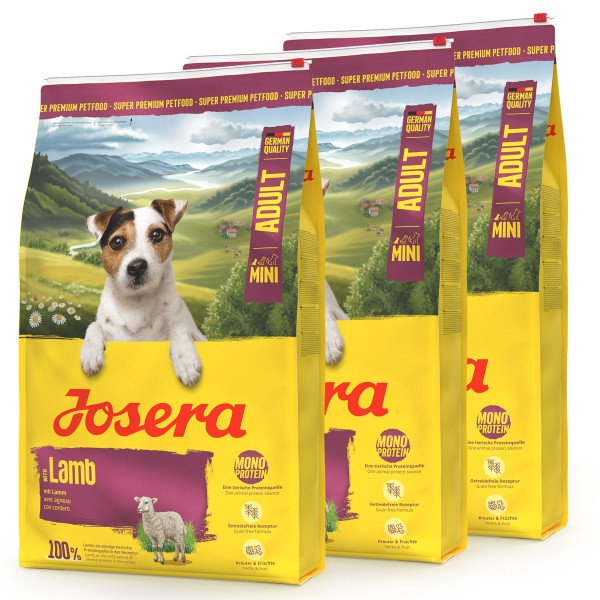Josera MINI Adult Lamb 3 x 10 kg